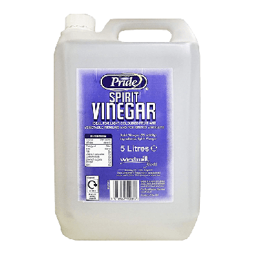 Pride White Spirit Vinegar 5ltr (Box of 4)