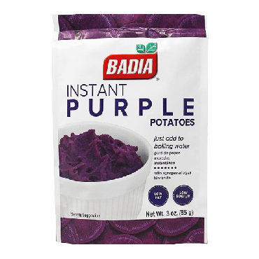 Badia Instant Purple Potatoes 113.4g (4oz) (Box of 6)