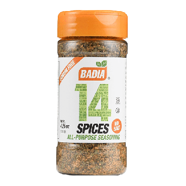 Badia 14 Spice All Purpose Seasoning 120.5g (4.25oz) (Box of 6)