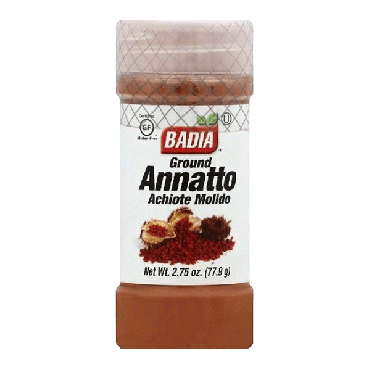 Badia Annatto Ground 77.9g (2.75oz) (Box of 8)