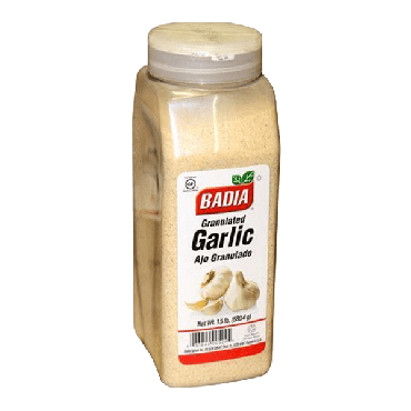 Badia Garlic Granulated 680.4g (1.5 Lbs) (Box of 6)