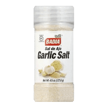 Badia Garlic Salt 127.6g (4.5oz) (Box of 8)