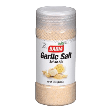 Badia Garlic Salt 453.6g (16oz) (Box of 12)