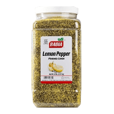 Badia Lemon Pepper 2.72kg (6lbs) (Box of 4)