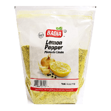 Badia Lemon Pepper 1.14kg (40oz) (Box of 6)