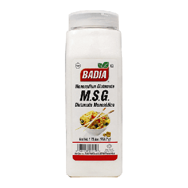 Badia Monosodium Glutamate (MSG) 793.8g (1.75 Lbs) (Box of 6)