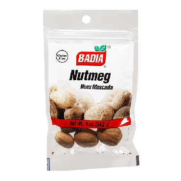 Badia Nutmeg Whole 14.2g (0.5oz) (Box of 12)