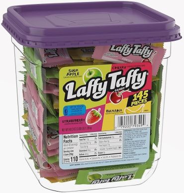 Laffy Taffy Assorted 145 x 10g Tub (145 x 0.34oz)