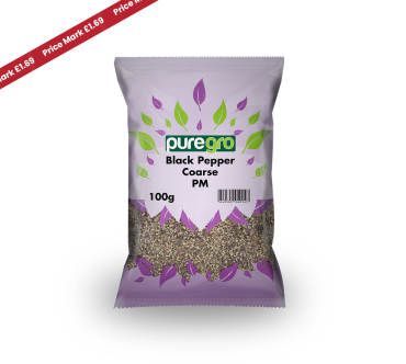 Puregro Black Pepper Coarse 100g PM £1.69 (Box of 10)