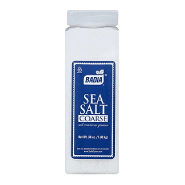 Badia Sea Salt Coarse 1.077 kg (38oz) (Box of 6)