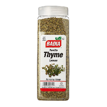 Badia Thyme Leaves 226.8g (8oz) (Box of 6)