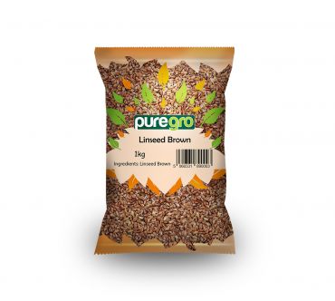 Puregro Linseed Brown 1kg (Box of 6)
