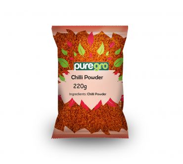 Puregro Chilli Powder PM £1.89 220g (Box of 10)
