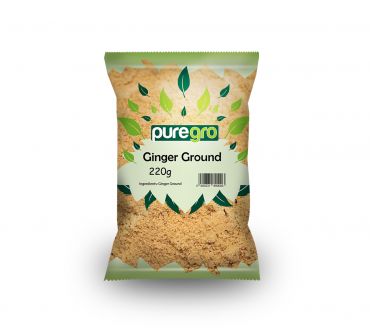 Puregro Ginger Ground 220g (Box of 10)