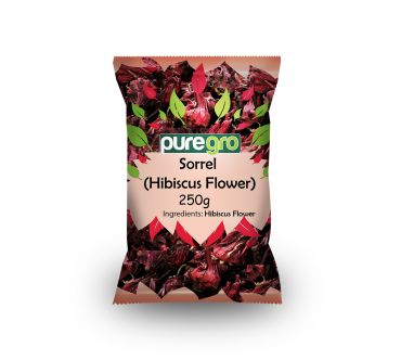  Puregro Sorrel (Hibiscus Flower) 250g (Box of 6)