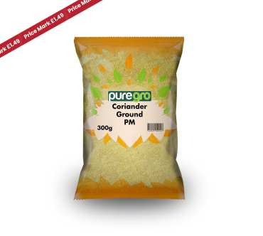 Puregro Coriander Ground 300g PM £1.49 (Box of 10)