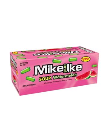 Mike & Ike Sour Watermelon 22g (0.78oz) (Box of 24)