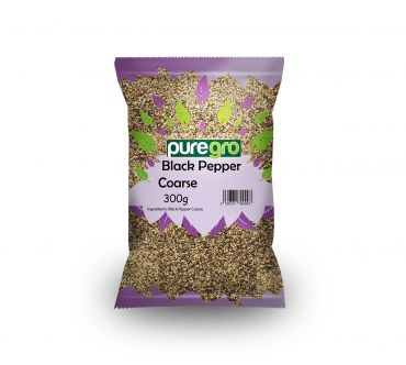 Puregro Black Pepper Coarse PM £2.99 300g (Box of 10)