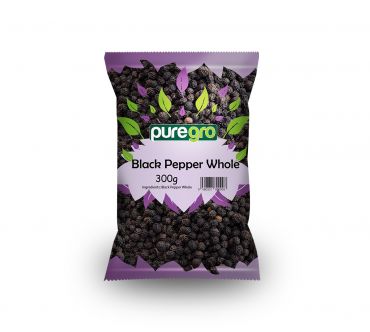 Puregro Black Pepper Whole  300g (Box of 10)