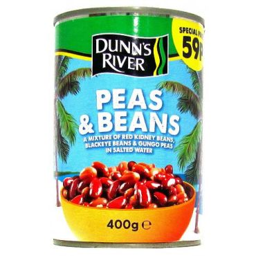 Dunn's River Peas & Beans PM 59p 400g (Box of 12)
