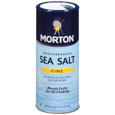 Morton Sea Salt Fine 500g (17.6oz) (Box of 12)
