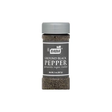 Badia Ground Black Pepper 56.7g (2oz) (Box of 8)