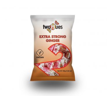 TwoHues Extra Strong Ginger 100g (3.52oz) (Box of 12)