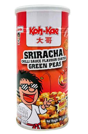 Koh-Kae Sriracha Green Peas 180g (Pack of 12)