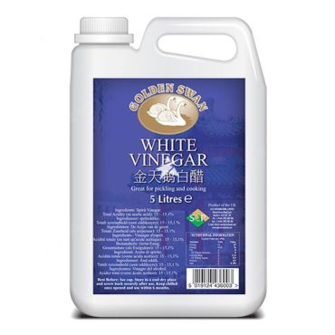 Golden Swan White Spirit Vinegar 5ltr  (Box of 4)