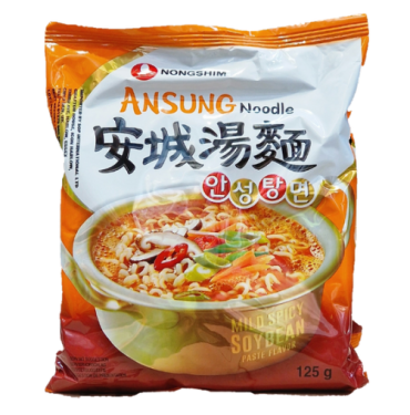 NONGSHIM Ansungtangmyun Noodle Soup 125g (Pack of 20)