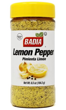 Badia Lemon Pepper 184.3g (6.5oz) (Box of 6)