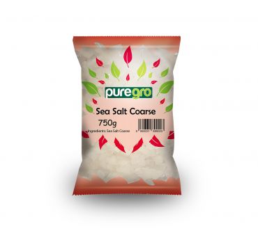 Puregro Sea Salt Coarse 750g (Box of 10)