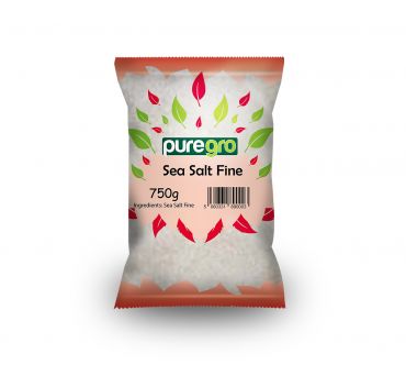Puregro Sea Salt Fine 750g (Box of 10)
