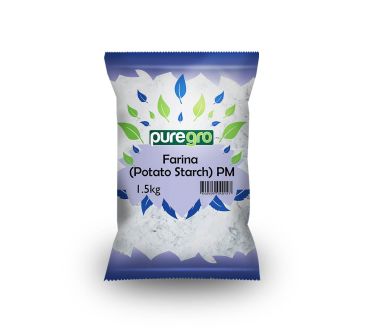 Puregro Farina (Potato Starch) PM £3.49 1.5kg (Box of 6)