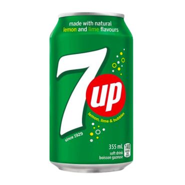 7Up Lemon Soda 355ml (12 fl.oz) (Box of 12)