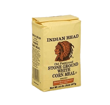 Indian Head White Corn Meal 907g (2lbs) (Box of 15)
