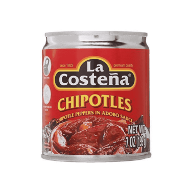 La Costena Chipotle Peppers in Adobo Sauce 199g (7oz) (Box of 24)