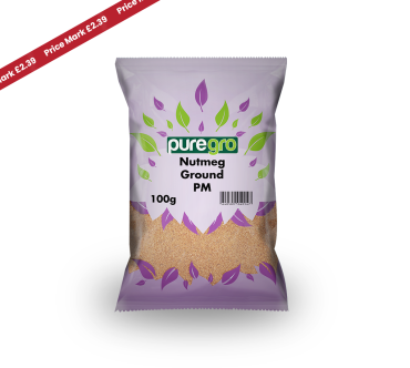 Puregro Nutmeg Ground PM £2.39 100g (Box of 10)