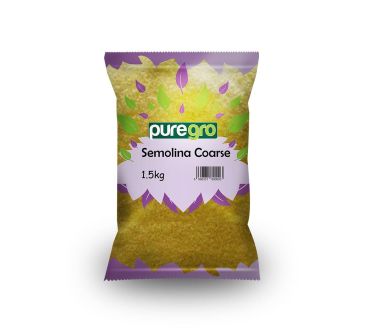 Puregro Semolina Coarse 1.5kg PMP £2.99 (Box of 6)