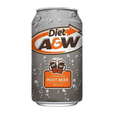 A&W Diet Root Beer 355ml (12 fl.oz) (Box of 12)