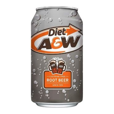 A&W Diet Root Beer 355ml (12 fl.oz) (Box of 12)
