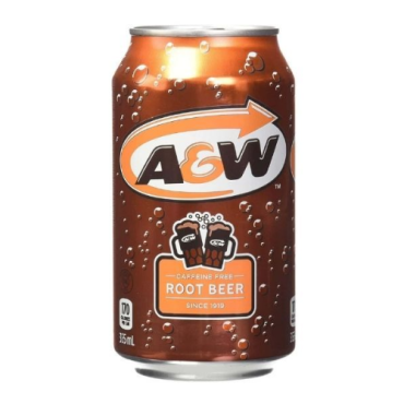 A&W Root Beer 355ml (12 fl.oz) (Box of 12) BBE 1 SEP 2024