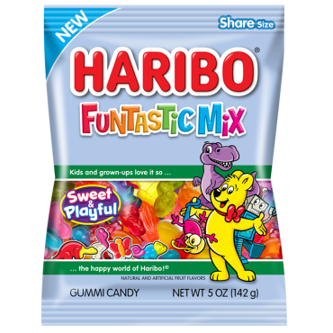 Haribo Funtastic Mix 142g (5oz) (Box of 12)