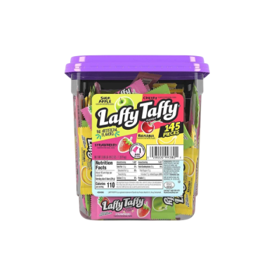 Laffy Taffy Assorted 145 x 10g Tub (145 x 0.34oz) BBE 28 FEB 2025