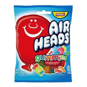 Air Heads Gummies 108g (3.8oz) (Box of 12)