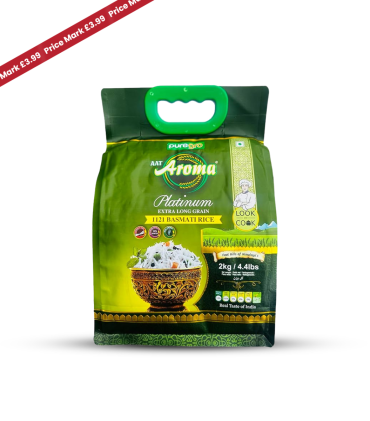 Puregro Aroma Basmati Rice 2kg PM £3.99 (Box Of 6)