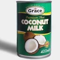 Grace Coconut Milk  Thai Premium Can 400 ml (14 fl.oz) (Case of 12)