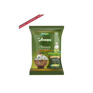 Puregro Aroma Platinum Extra Long Grain Basmati Rice 20kg PM £34.99