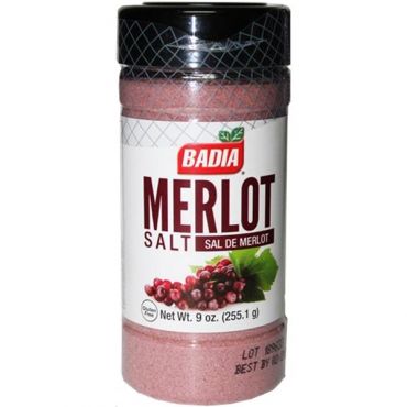 Badia Merlot Salt 255.1g (9oz) (Box of 6)