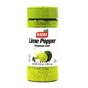 Badia Lime Pepper Seasoning 184g (6.5oz) (Box of 6)